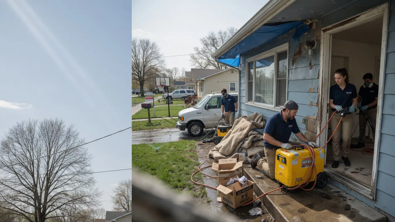 Basement Flood Cleanup in Mount Summit, IN near me